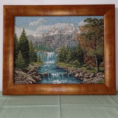 Гобеленовая картина в рамке "Водопад" 55&times;44 см, 55*44 см
