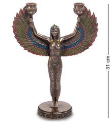 WS-491/ 1 Свічник "Ісіда - богиня материнства та родючості", 23*9,5*31 см
