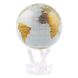 Глобус самовращающийся Solar Globe Mova "Политическая карта" 11,4 см золотистый