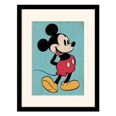 Постер в раме "Mickey Mouse (Retro)" 30 x 40 см, 30*40 см