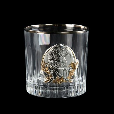 Сет хрустальных стаканов Boss Crystal «Сенатор люкс» 6 бокалов платина серебро золото