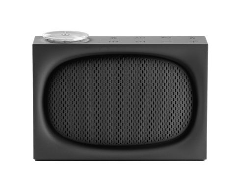 Bluetooth колонка із радіо Lexon ONA, чорна, Черный