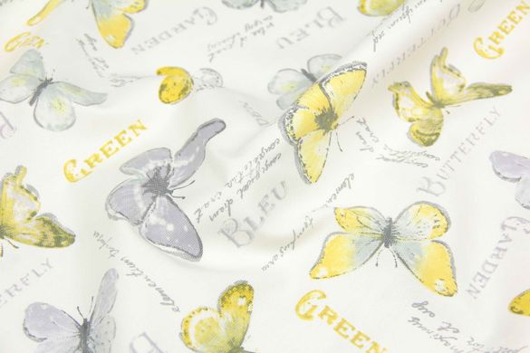 Скатертина з тефлоновим покриттям MacroHorizon Метелики Жовті