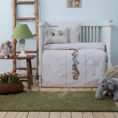 Детский набор в кроватку для младенцев Karaca Home - Elephant Sky pembe (5 предметов)