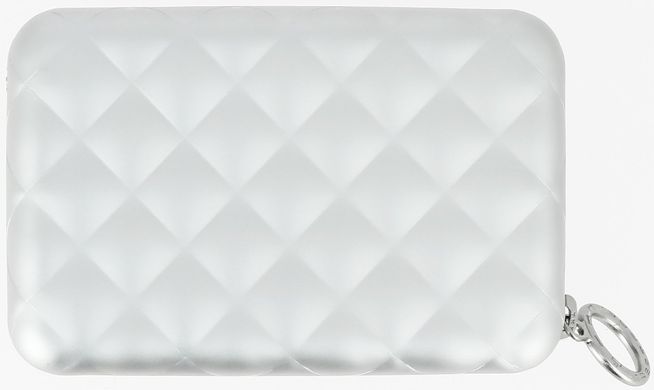 Бумажник на молнии OGON Quilted zipper на 24 карточки, серый