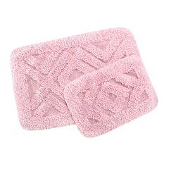 Набір килимків Irya - Barnes pink рожевий 60*90+40*60
