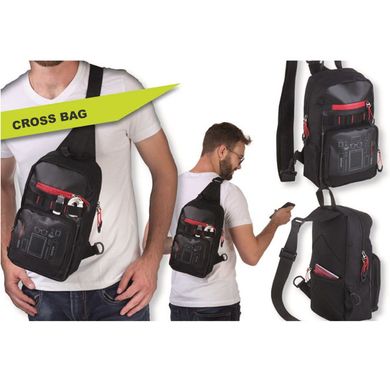 Рюкзак через плече "CROSS BAG" чорний