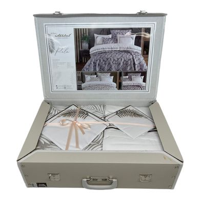 Комплект постельное белье с покрывалом PALM BEJ SET, ET-486662