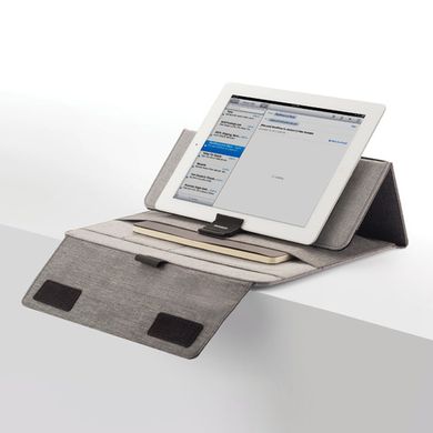 Портфель для планшета Vancouver + блокнот А5, серый, Мультиколор