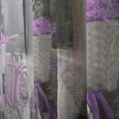 Гардина Велосипеды Фиолетовый MacroHorizon