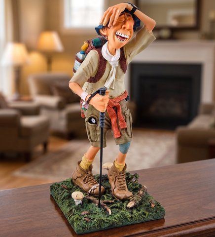 FO-85551 Статуетка &laquo;Турист&raquo; (The Hiker. Forchino)
