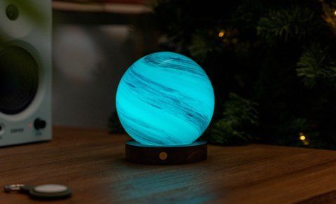Светильник на аккумуляторе Gingko AstraGlass Light Large, полярное облако, 8 режимов освещения | G050L-PC