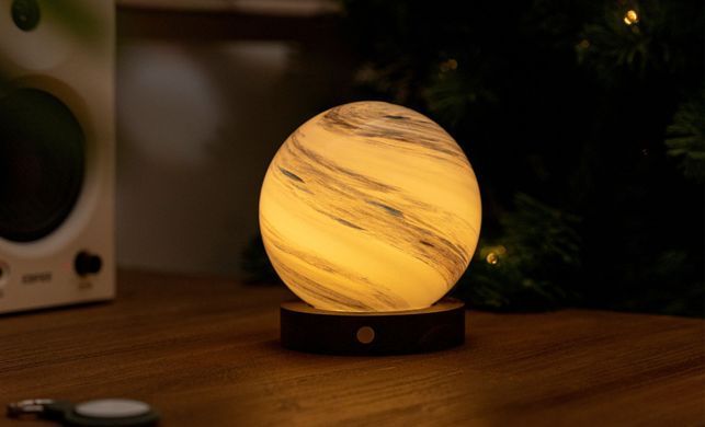 Світильник на акумуляторі Gingko AstraGlass Light Large, полярна хмара, 8 режимів освітлення | G050L-PC