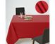 Скатерть Dralon с тефлоновым водоотталкивающим покрытием, цвет Красный Георгин