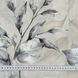 Штори декоративні Бавовна Іспанія MacroHorizon CEDRIC листя Сірий