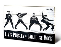 Постер деревянный "Elvis" 40 х 59 см, 40*59 см