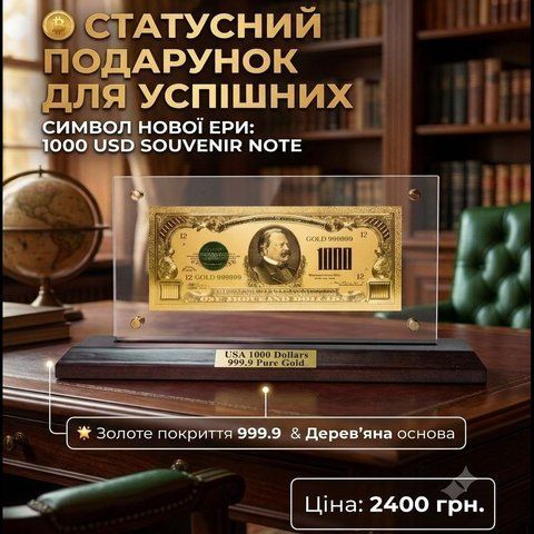 HB-089 "Банкнота 1000 USD (долар) США"