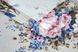 Скатерть с тефлоновым покрытием MacroHorizon Букет Голубой с Розовым